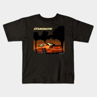 Mustang Orange Kids T-Shirt